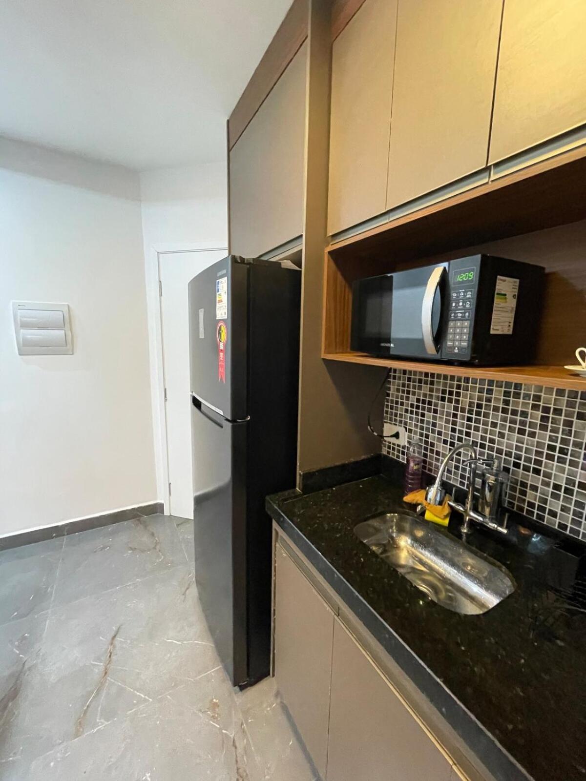 Apartamento Habitat - Predio De Frente Pro Mar Praia Grande  Exterior foto
