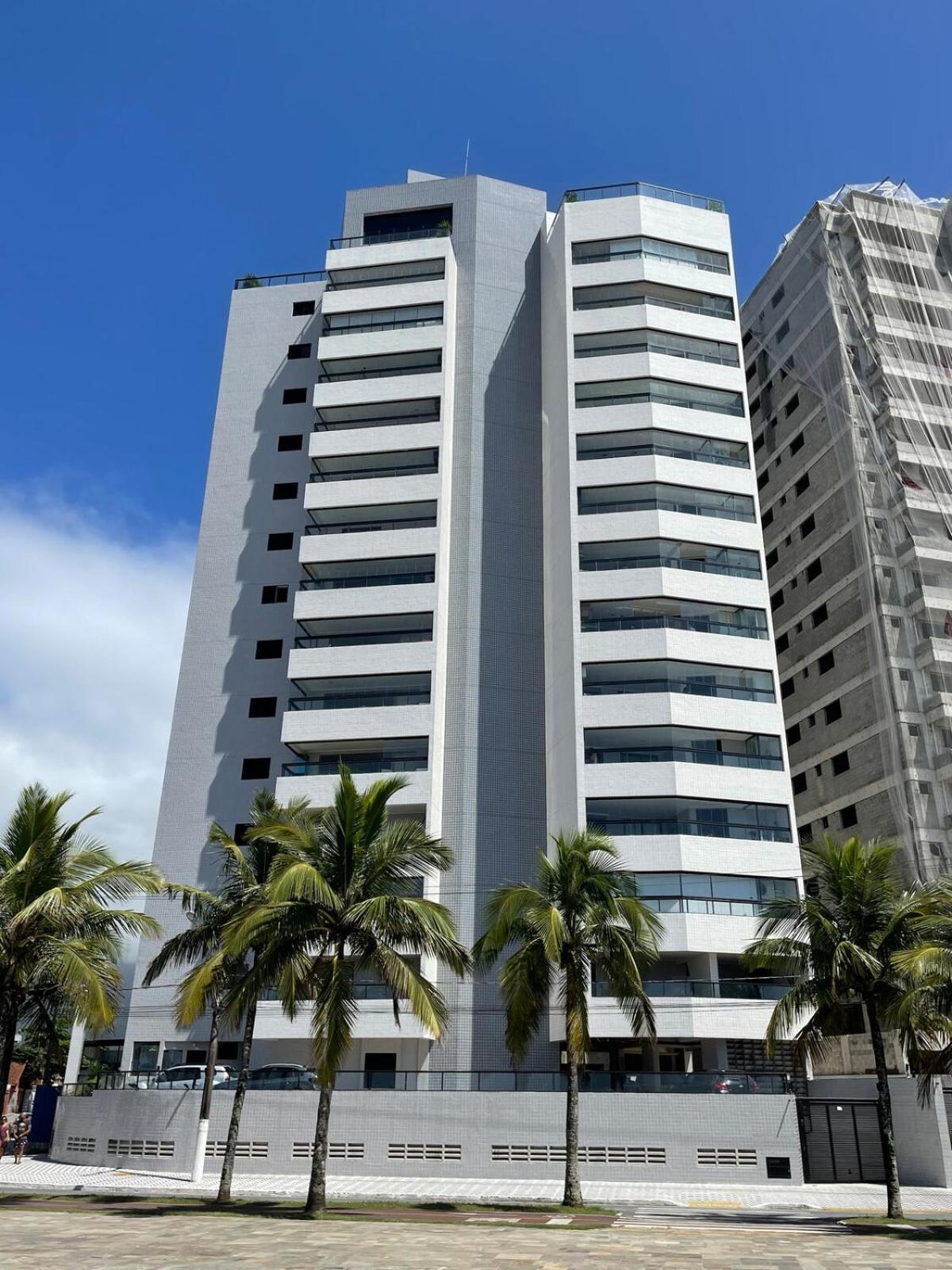 Apartamento Habitat - Predio De Frente Pro Mar Praia Grande  Exterior foto