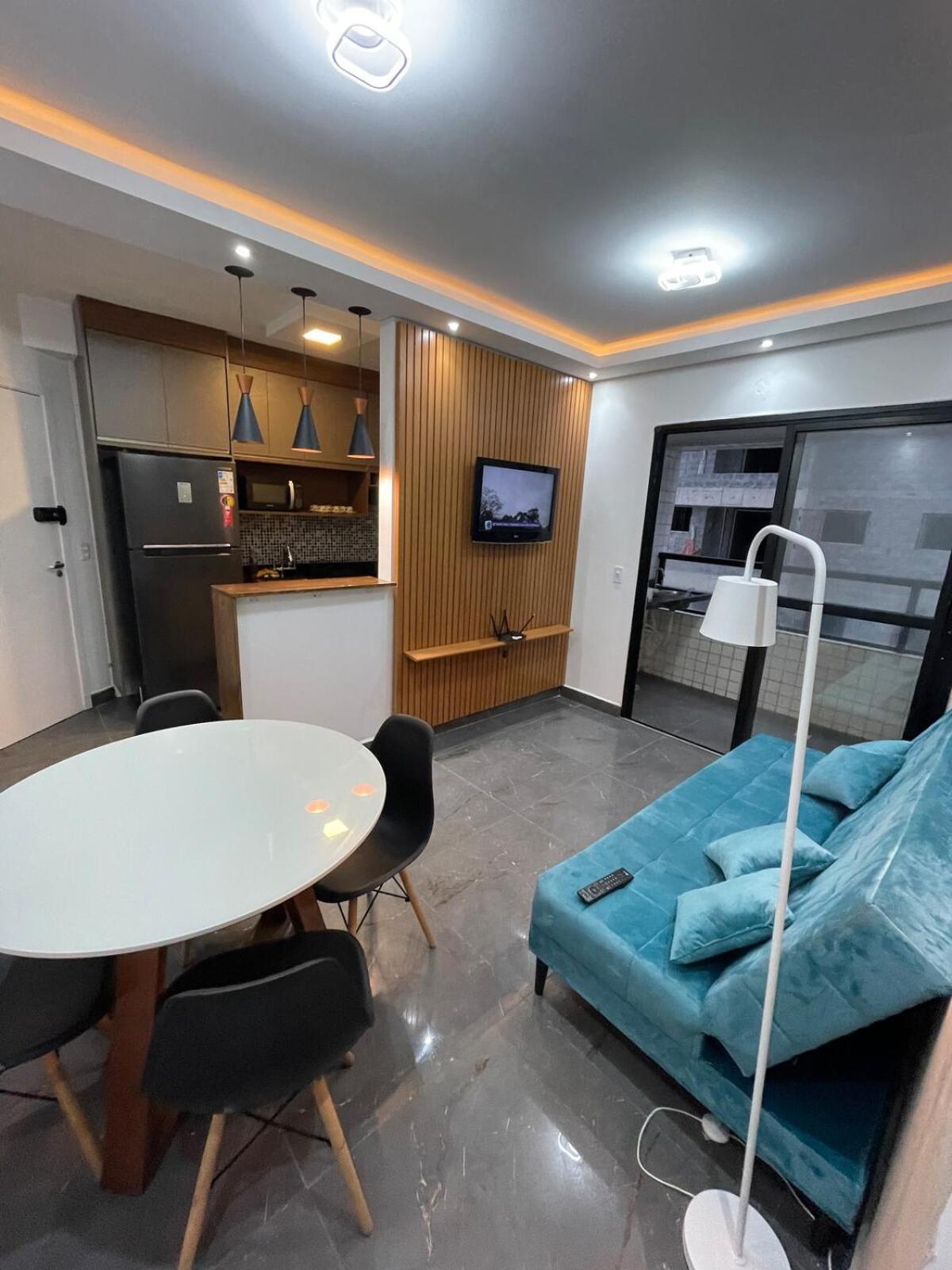 Apartamento Habitat - Predio De Frente Pro Mar Praia Grande  Exterior foto