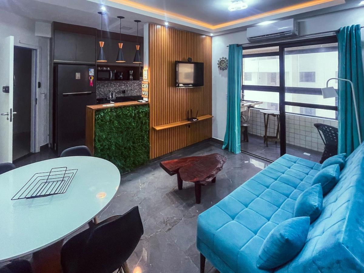 Apartamento Habitat - Predio De Frente Pro Mar Praia Grande  Exterior foto
